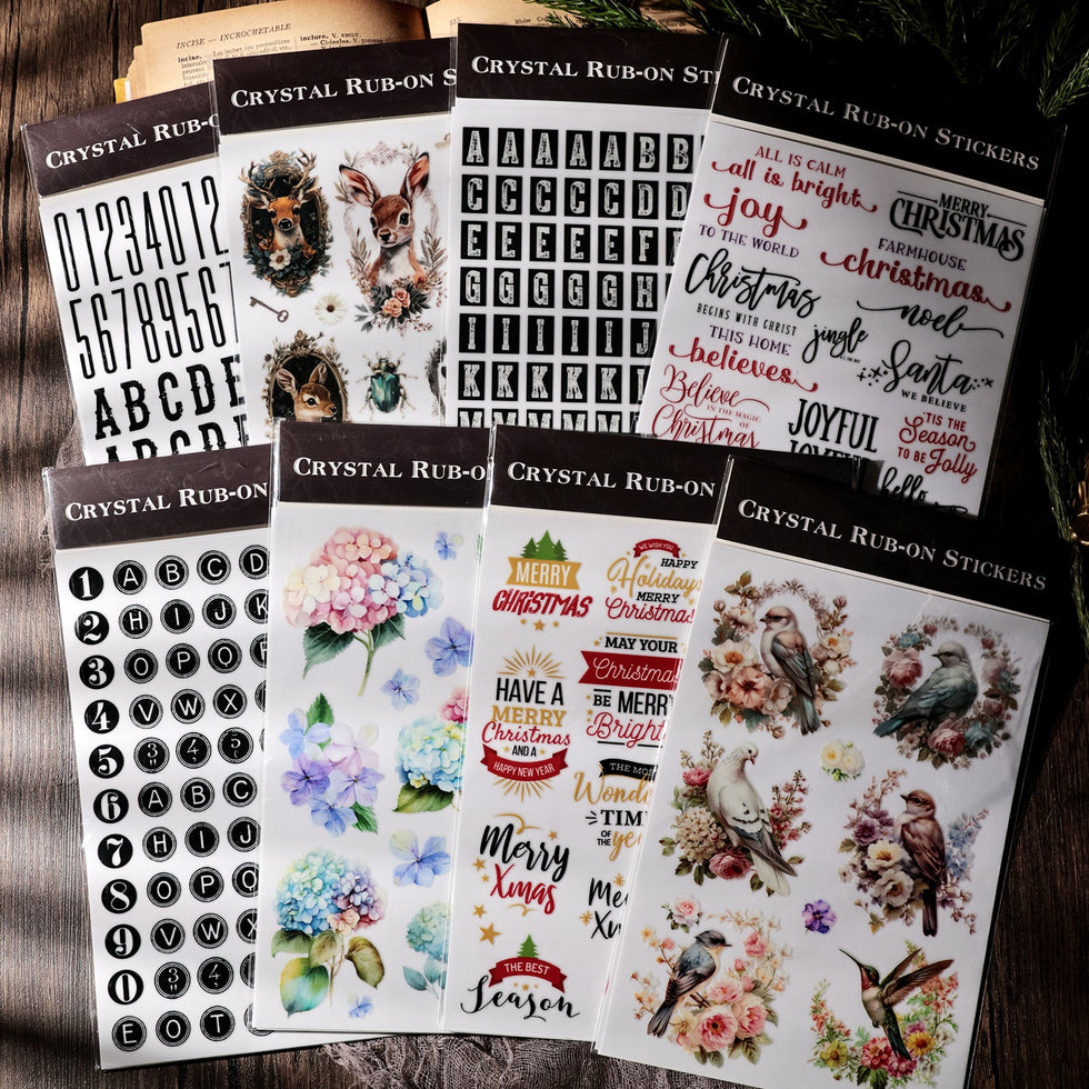 All About Rub-on Stickers! - Taperlogy