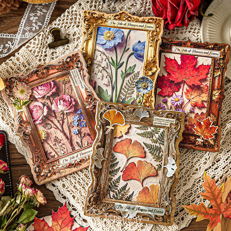 Dogan Floral Embossed Papers - Taperlogy