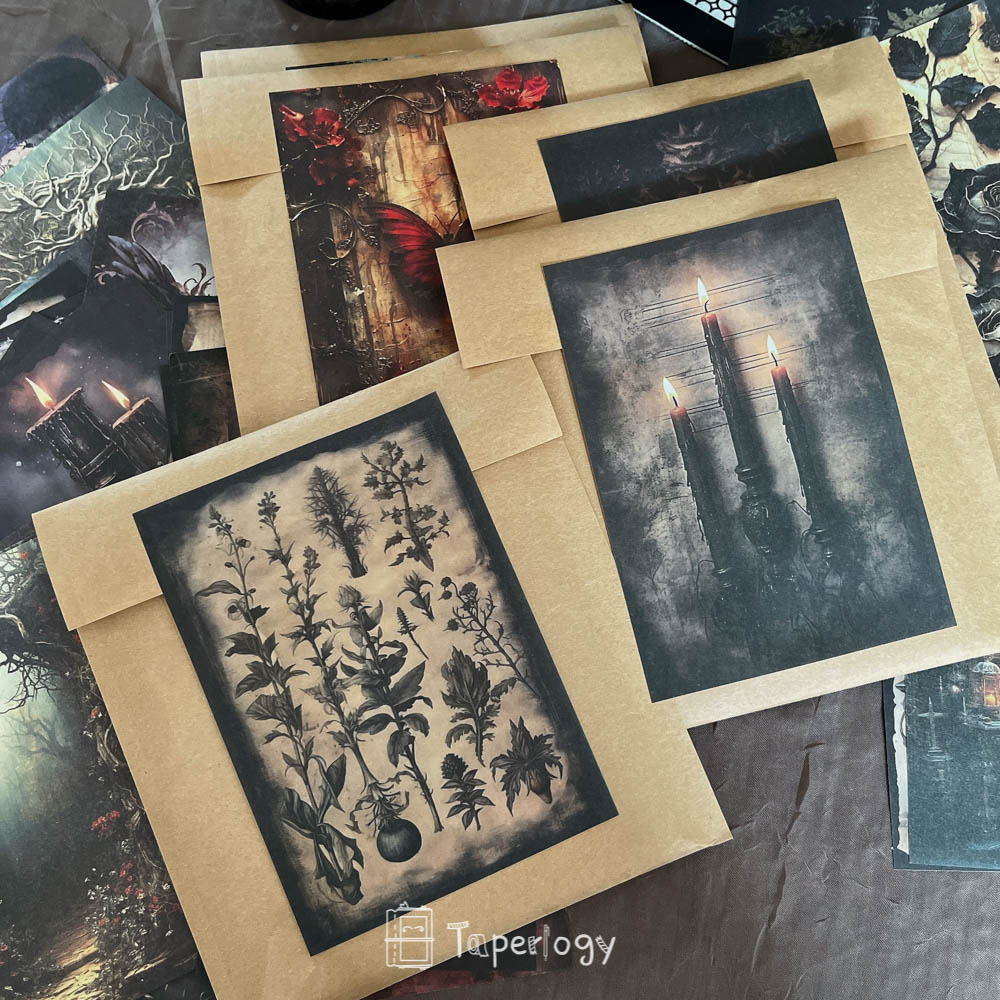 Lazu Vintage Gothic Paper Pack - Taperlogy