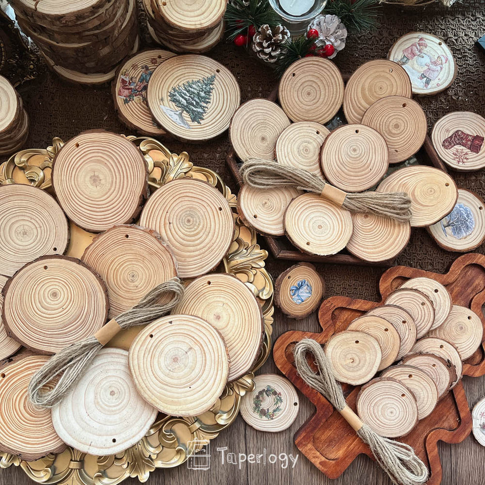 Vanu Wooden Timber Tag Pack - Taperlogy