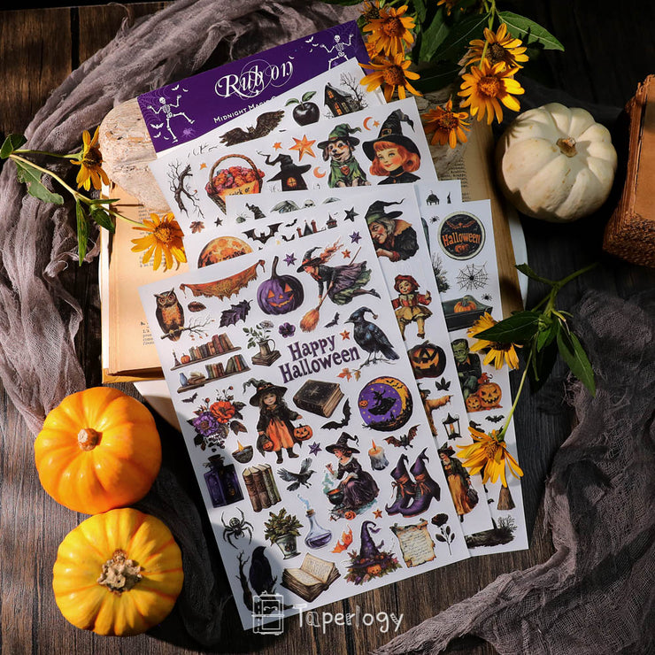 Poli Midnight Magic Rub-on Stickers - Taperlogy