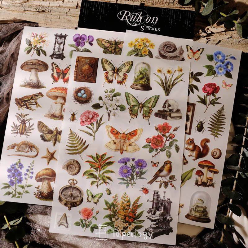Zomu Zomu Field Notes Rub-on Stickers - Taperlogy
