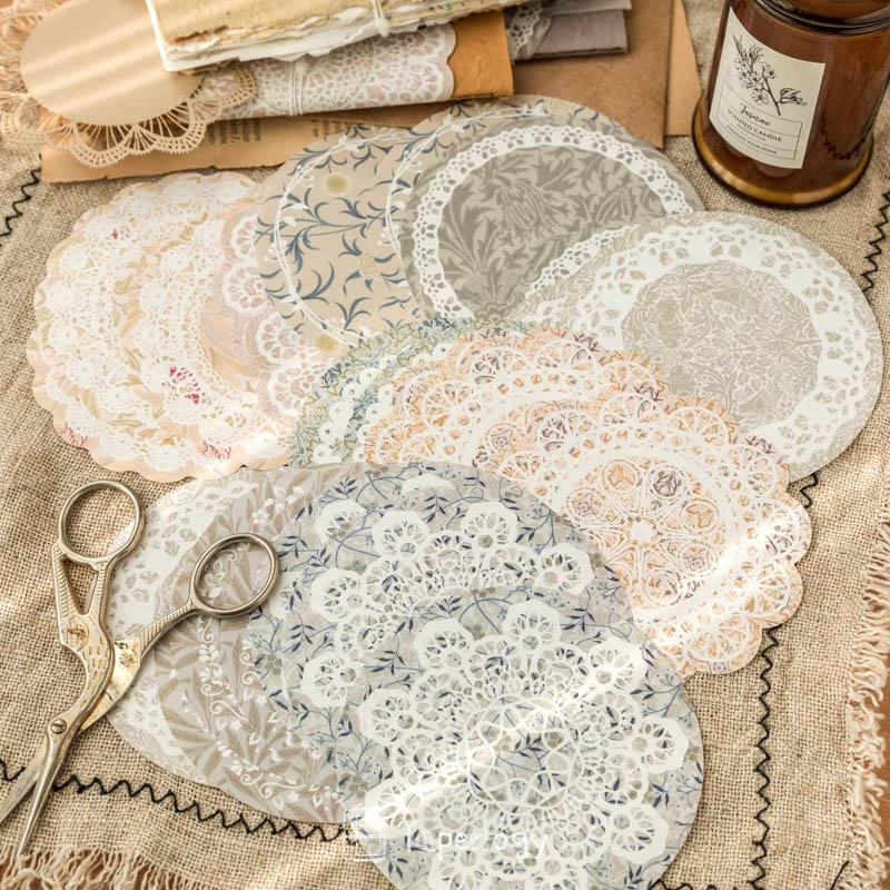 Heko Floral Lace Paper Doilies - Taperlogy