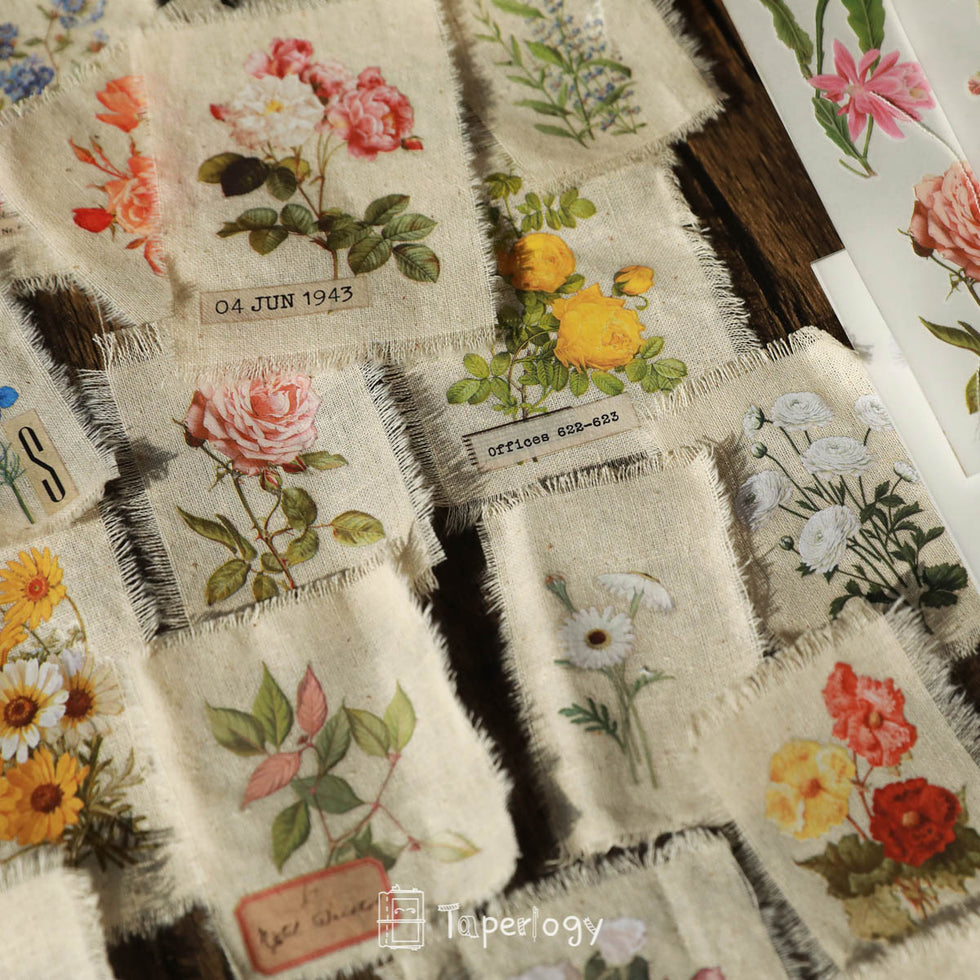 Moli Floral Upsized Rubon Stickers Transfer Sticker Taperlogy