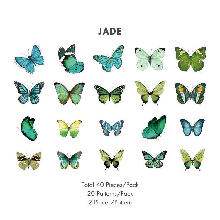 Hojalon Butterfly Stickers - Taperlogy