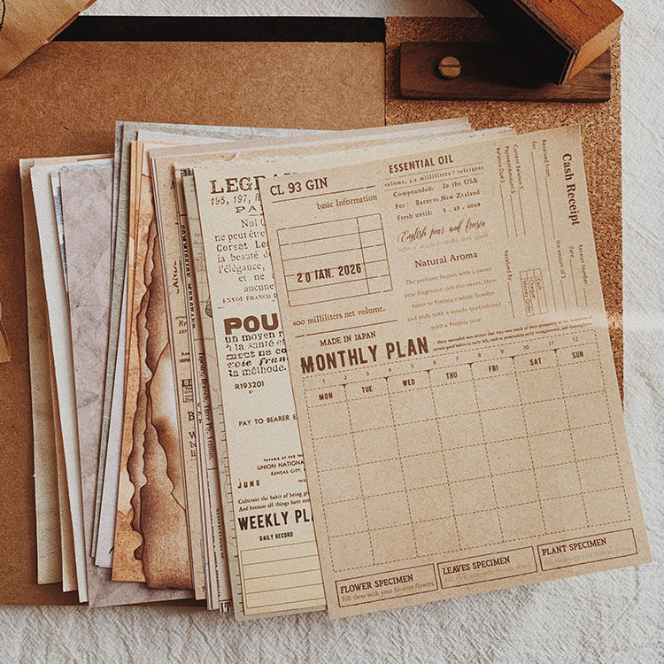 Nimota Junk Journal Mystery Pack | Paper & Plant Sticker - Taperlogy